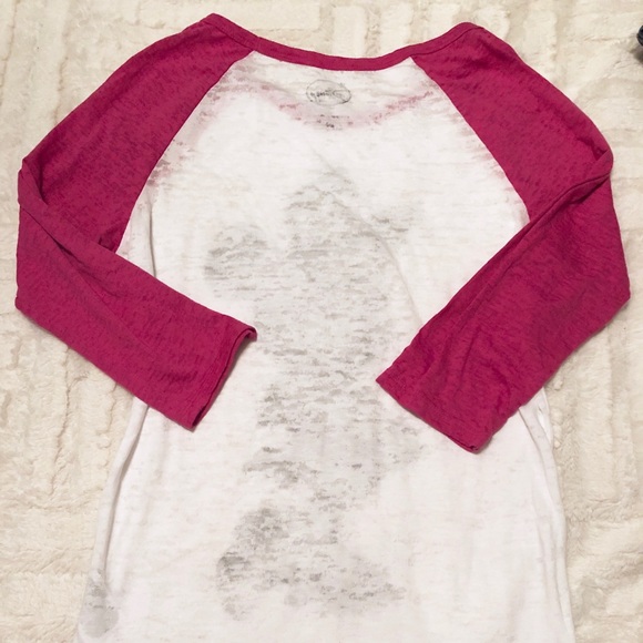 disney | paisley minnie mouse baseball t • M - Picture 4 of 5